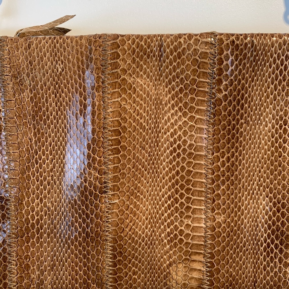 Vintage Clemente snakeskin bag